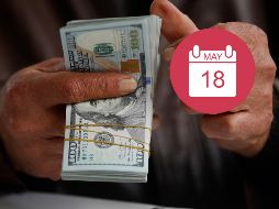 El dólar cerró el viernes 17 de mayo en menos de 17 pesos al mayoreo. AFP / ESPECIAL
