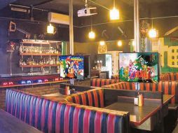 Level Up Game Bar, en la Ciudad de México. Un lugar para pasar la tarde jugando, bebiendo y botaneando. CORTESÍA