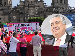El sindicalista también despotricó contra el Presidente Andrés Manuel López Obrador, a quien acusó de violar la ley en estas elecciones. SUN/ Diego Simón Sánchez/ ARCHIVO