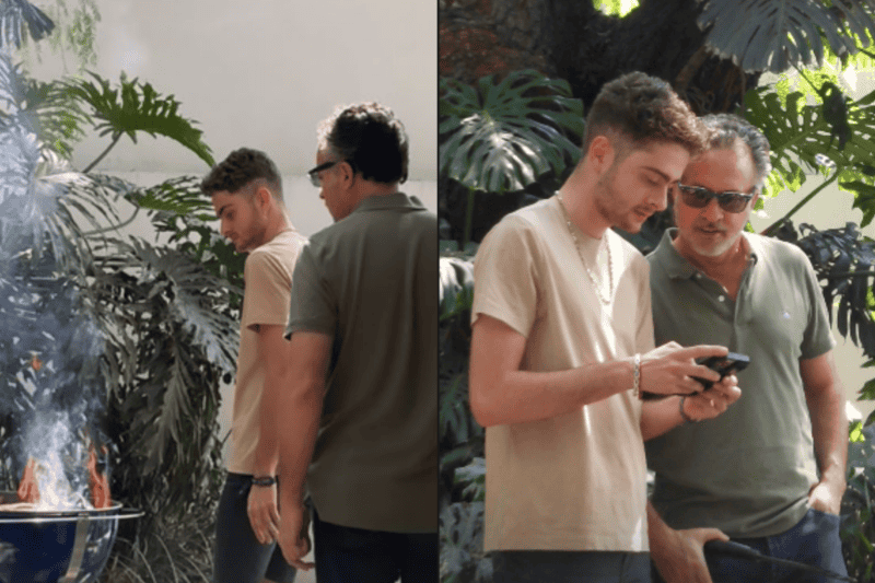 Nicolás compartió por primera vez fotos con su padre, Ernesto Zedillo Jr. INSTAGRAM/ nico.buenfil 