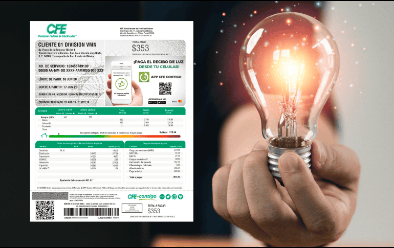 Para cancerlar el servicio, no es posible realizar el servicio en línea CFE INFORMADOR
