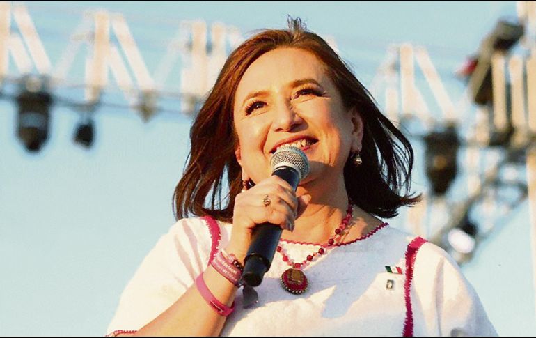 Para el grupo de apoyo, la aspirante de la coalición “Fuerza y Corazón por México” representa la democracia en las próximas elecciones del país. EL UNIVERSAL