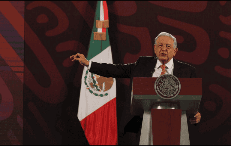 López Obrador se compromete a ayudar al país vecino con energía eléctrica. SUN/Francisco Rodriguez/LCG.