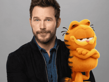 El actor de “Guardianes de la Galaxia”, Chris Pratt, prestó su voz para "Garfield", que alcanzó su fama en los 80