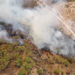 Controlan incendio en paraje El Colli