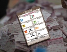 Un voto nulo es cuando el ciudadano no define claramente en la boleta un partido o coalición a la que asigna su voto. EL INFORMADOR / INE / ARCHIVO