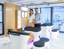 Claudia López y Andrés Contreras en The Wood Method. GENTE BIEN JALISCO/ Servando Gómez