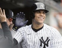 Juan Soto conectó un par de cuadrangulares ayer ante los Marineros. AP/F. Franklin