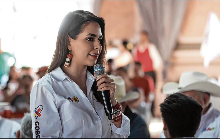 Laura Haro prometió incrementar los apoyos al campo si es electa gobernadora. ESPECIAL