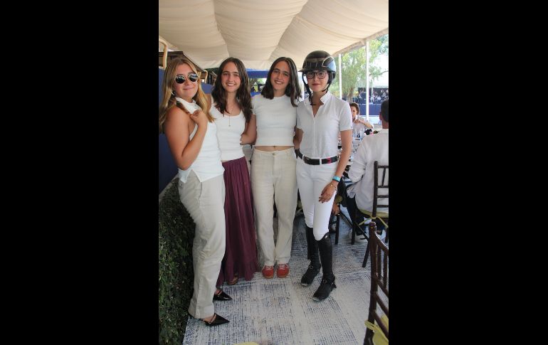 Sabina Amaro, Jimena Ugarte, Inés Ugarte y Lorenza Mena. GENTE BIEN JALISCO/ Esmeralda Escamilla