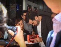 Jorge Máynez, candidato a la presidencia por Movimiento Ciudadano, asistió a la escuela de periodismo Carlos Septien García. EL UNIVERSAL/Gabriel Pano/EELG