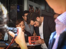 Jorge Máynez, candidato a la presidencia por Movimiento Ciudadano, asistió a la escuela de periodismo Carlos Septien García. EL UNIVERSAL/Gabriel Pano/EELG