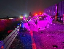 Saldo de cuatro fallecidos y un lesionado resultado de un choque ocurrido la madrugada del día de hoy en la carretera a Colima. ESPECIAL