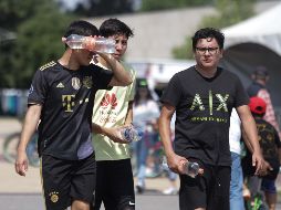 Continúa la fuerte ola de calor en la Ciudad de México. SUN/Carlos Mejía