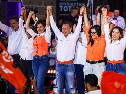 Lemus afirmó que reunió a 60 mil asistentes en la explanada del Hospicio Cabañas. EL INFORMADOR/A. NAVARRO