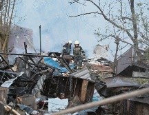 Aparatos sobrevolaron y lanzaron proyectiles en la comunidad de Kharkiv en Ucrania, lo que puso en alerta a otros países. AFP/S. Bobok