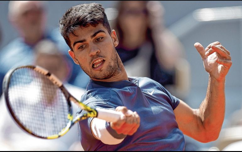 Carlos Alcaraz no jugaba desde el 1 de mayo por problemas en su brazo derecho. Señaló que no presentó molestia alguna. EFE