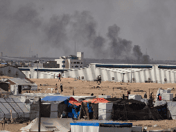 Israel inició su operación militar en Rafah el 6 de mayo y, desde entonces, más de un millón de personas han huido de la misma, que antes albergaba a unos 1.4 millones de desplazados. EFE / H. Imad