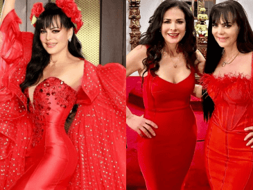 La actriz y cantante, Maribel Guardia, posó en sus redes sociales con un sensual vestido rojo que cautivó a sus seguidores. INSTAGRAM/ maribelguardia
