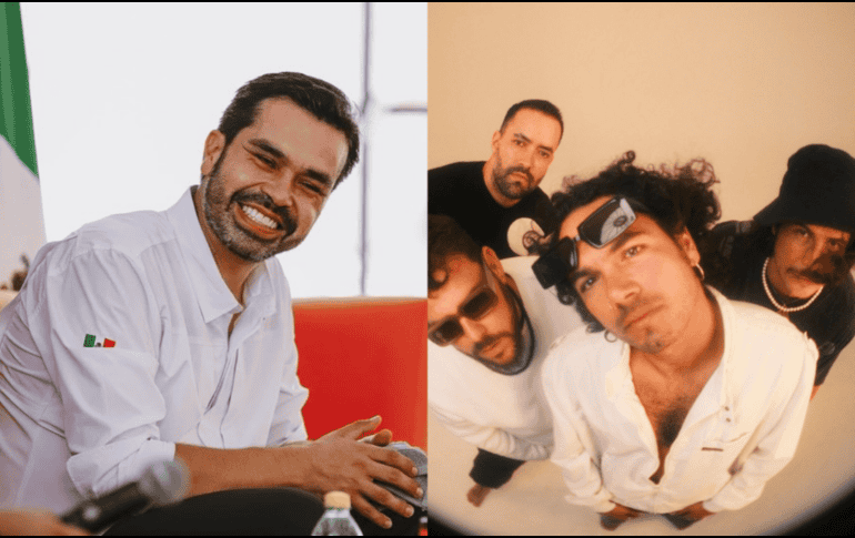 El grupo tapatío Porter estará presente en el cierre de campaña de Jorge Máynez. INSTAGRAM/ alvarezmaynez/ porter