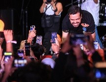 Jorge Álvarez Máynez candidato presidencial por Movimiento Ciudadano durante el cierre de campaña en el denominado 