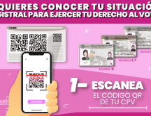 Escanea el código QR que se encuentra al reverso de tu credencial de elector y ubica tu casilla. ESPECIAL/INE