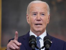 El presidente Joe Biden comenta sobre el veredicto en el juicio contra el expresidente Donald Trump. AP/Evan Vucci