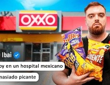 El streamer español Ibai revisó un par de productos del OXXO en su último video posteado en su canal oficial de YouTube. ESPECIAL / YouTube