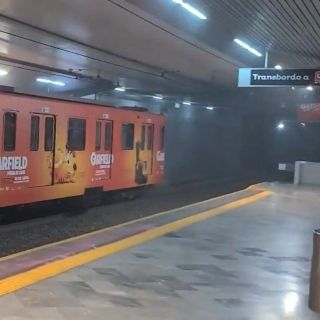 Asusta humo en estación Ávila Camacho