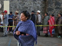 Salvo esos hechos criminales, no se reportan más incidentes graves durante la jornada electoral de este 2 de junio en Michoacán. EFE / I. Villanueva