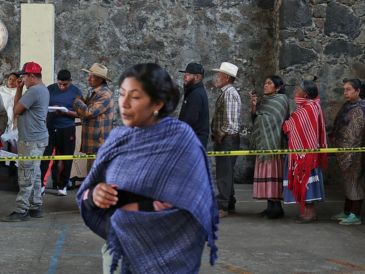 Salvo esos hechos criminales, no se reportan más incidentes graves durante la jornada electoral de este 2 de junio en Michoacán. EFE / I. Villanueva