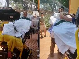 Con el apoyo pertinente el ciudadano hizo efectivo su derecho al voto. ESPECIAL