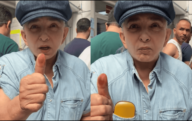 La actriz se mostró satisfecha con el trabajo realizado por los funcionarios de casilla en estas elecciones 2024. INSTAGRAM/ anamartin