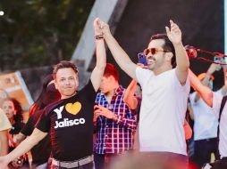 Máynez asegura que MC ganó en Jalisco. ESPECIAL