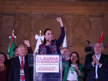 "Esperamos un sexenio de gran éxito, trabajando juntos para afianzar el cambio hacia la justicia social en México y en toda la región", señaló Márquez. SUN / D. Sánchez