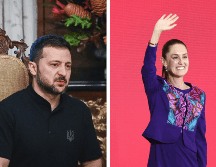Claudia Sheinbaum será la primera presidente de México y eso provoca reacciones alrededor del mundo, como la del presidente de Ucrania, Volodímir Zelenski. EFE / J. Sta Rosa / XINHUA / L. Mengxin