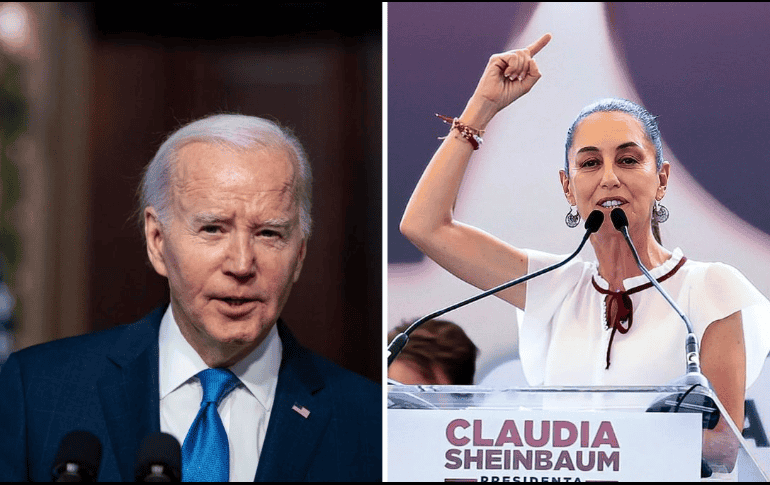 En un mensaje anterior, Sheinbaum agradeció al mandatario estadounidense su felicitación. EFE / ARCHIVO
