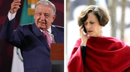 Andrés Manuel López Obrador bromeó al respecto y le respondió a Denise Dresser. SUN /D. Simón Sánchez / EL INFORMADOR / ARCHIVO