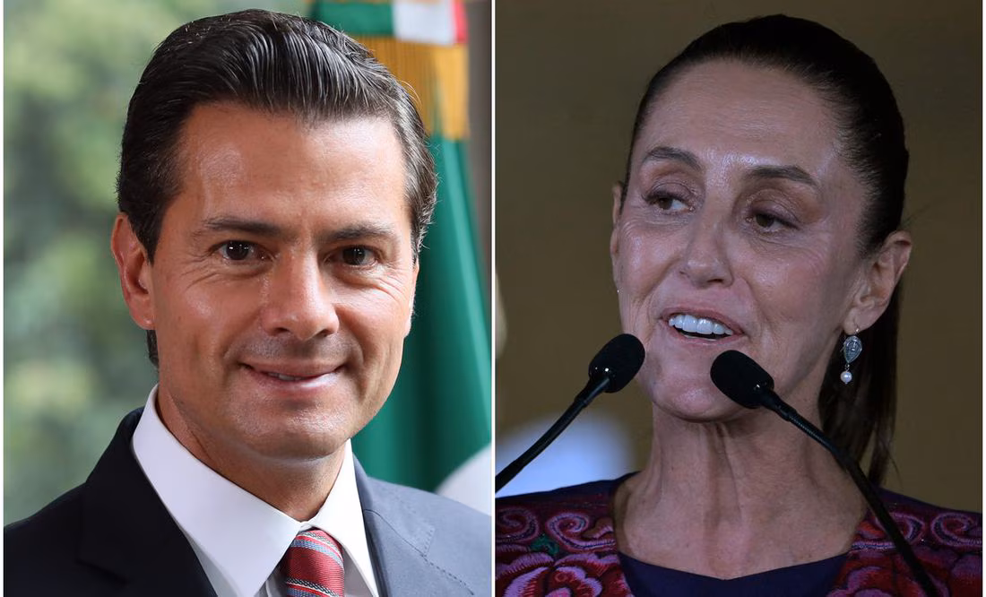 Claudia Sheinbaum recibe felicitación de Peña Nieto tras elecciones