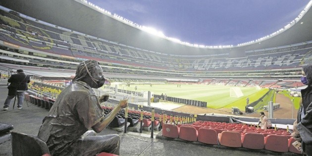 El estadio Azteca ya está en remodelación