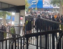 La comisaría informó que se trata de un acceso controlado al que quiso entrar de manera violenta, por lo cual se le retuvo y se le envió a los juzgados municipales por conato de riña. ESPECIAL