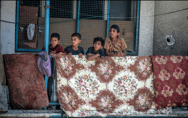 Israel, Hamás y la Yihad Islámica Palestina son acusados por la ONU de violentar los derechos infantiles. EFE/EPA/M. SABER