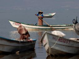 El lado de Chapala es el más grande de México, pero está lejos de encontrarse en su máxima capacidad. AFP / U. Ruiz