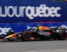 Sergio Pérez, en la qualy de este sábado en Montreal. AFP / M. Thompson