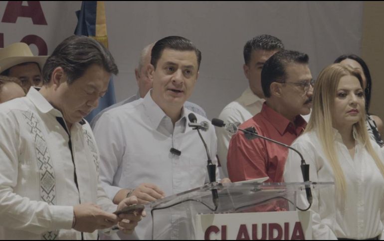 Chema Martínez sostuvo en rueda de prensa que hay 65 mil votos que no fueron tomados en cuenta. ESPECIAL.