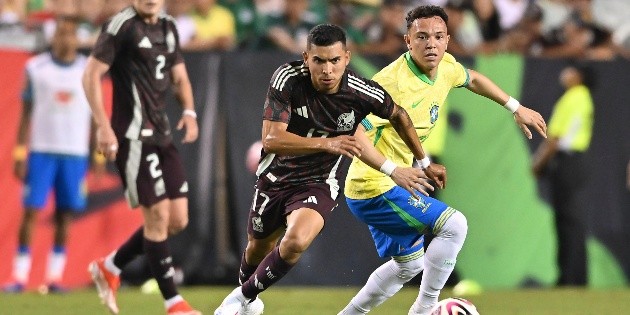 Selección Mexicana cae ante Brasil previo a la Copa América