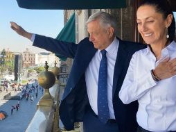 A través de su cuenta de X, Claudia Sheinbaum hizo público un momento con el Mandatario. X/Claudiashein