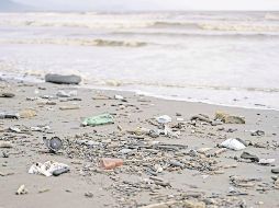Desechos en la playa Guacalillo, en el pacífico central en San José, Costa Rica. SUN