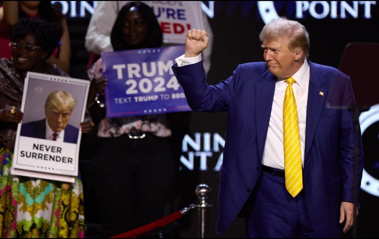 Cuando Trump anunció su primera campaña en 2016 lo hizo con insultos a México. EFE / ARCHIVO