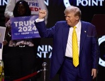 Cuando Trump anunció su primera campaña en 2016 lo hizo con insultos a México. EFE / ARCHIVO